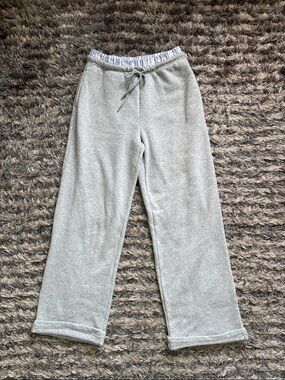 Women's Straight-Leg Pull-On Sweatpants in Light Gray